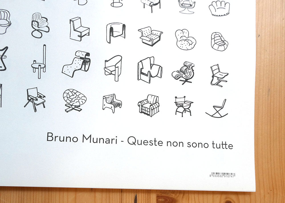 Poster Bruno Munari "Queste non sono tutte"